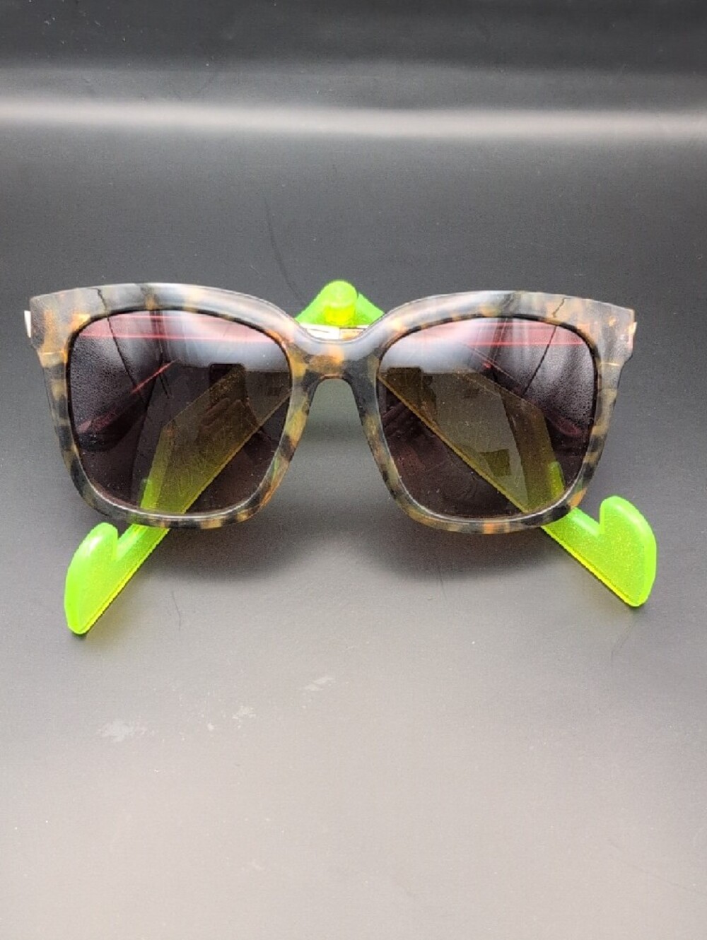 DIFF 54mm Hailey Sunglasses  Tortoiseshell Square with Brown Lenses - Picture 9 of 12